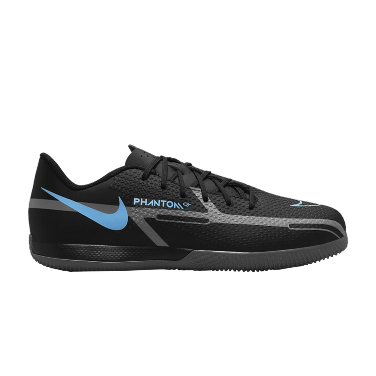 Nike Phantom GT2 Academy IC GS 'Black Photo Blue' — Black/Iron Grey/Black
