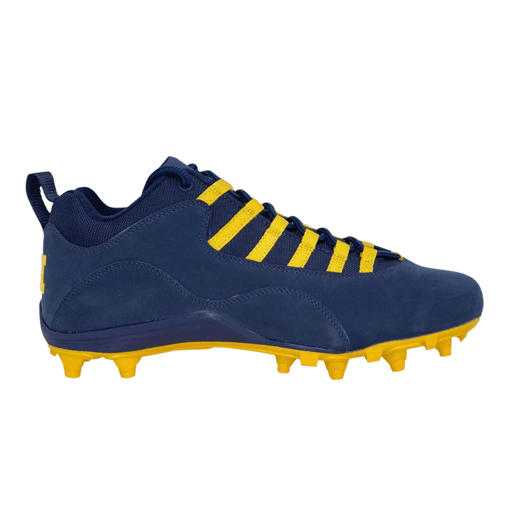 Air Jordan 10 Alpha Low 'Michigan Wolverines' PE — College Navy/Amarillo