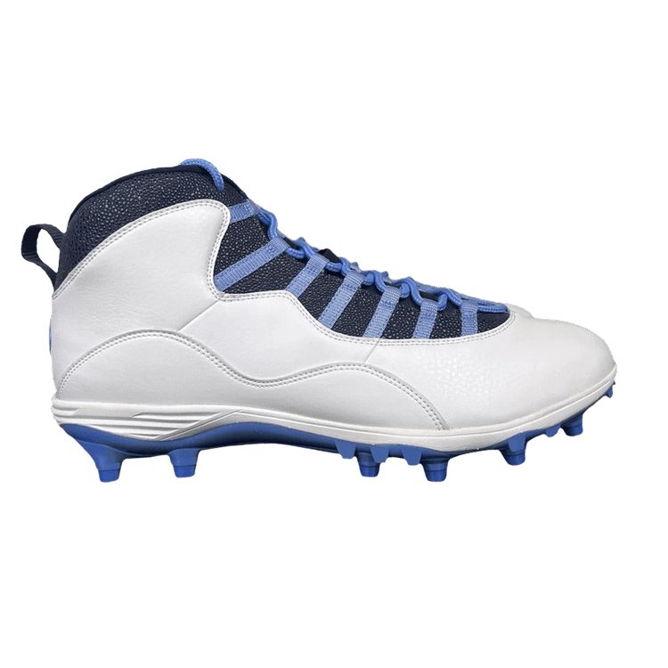 Air Jordan 10 Superbad 'UNC' PE — White/Valor Blue/College Navy