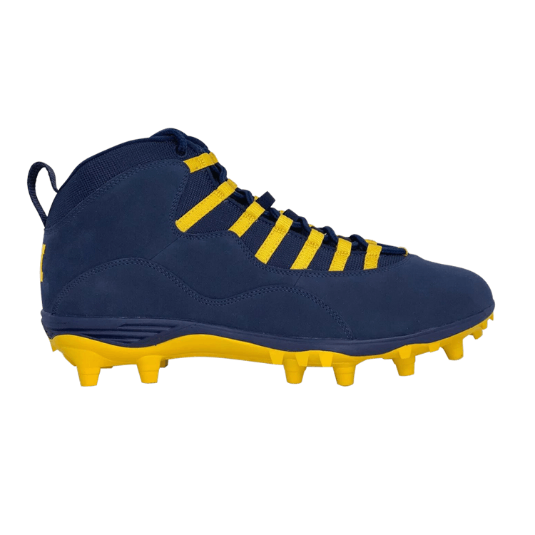 Air Jordan 10 Superbad 'Michigan Wolverines' PE — College Navy/Amarillo