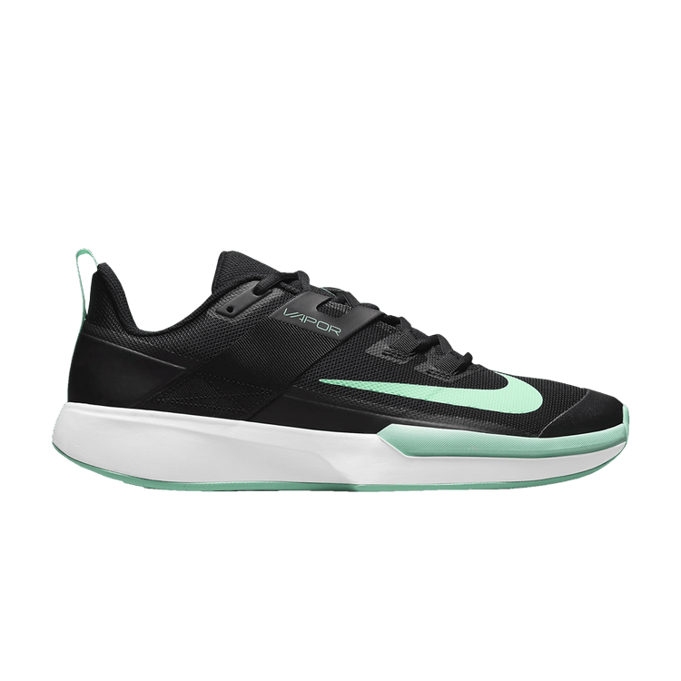 NikeCourt Vapor Lite 'Black Green Glow' — Black/White/Green Glow