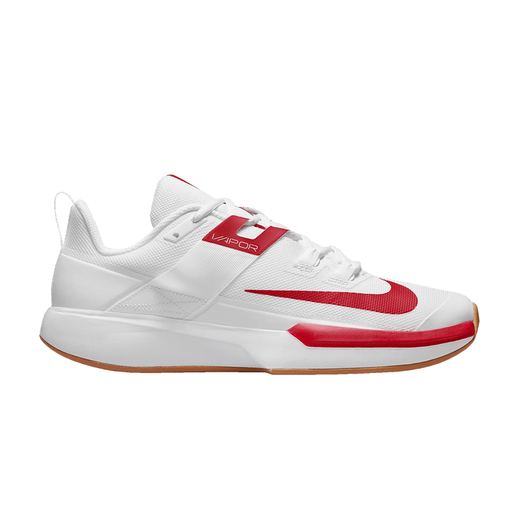 NikeCourt Vapor Lite 'White University Red' — White/Wheat/University Red