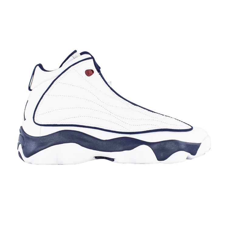 Air Jordan Pro Strong GS 'White Midnight Navy' — White/Gym Red/Midnight Navy
