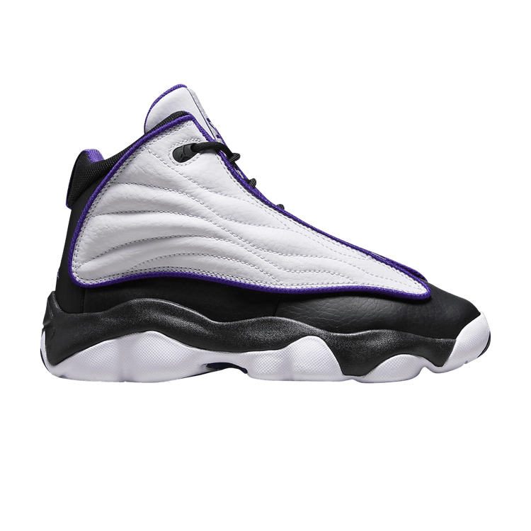 Air Jordan Pro Strong GS 'Electro Purple' — White/Black/Electro Purple