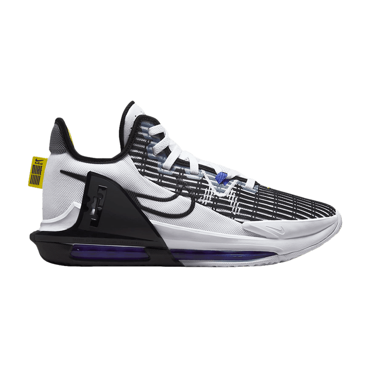 Nike LeBron Witness 6 EP 'White Persian Violet' — White/Persian Violet/Yellow Strike/Black