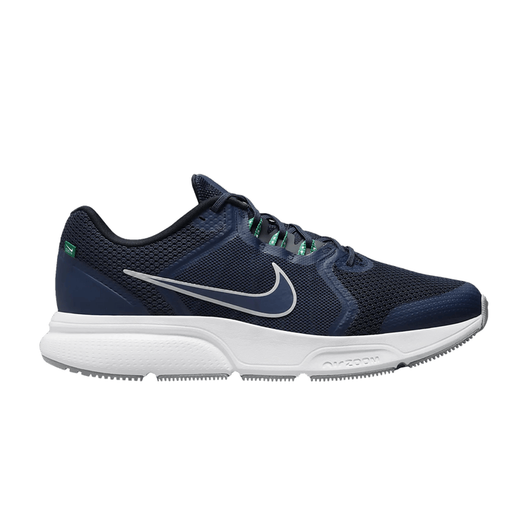 Nike Zoom Span 4 'Midnight Navy Wolf Grey' — Midnight Navy/Dark Obsidian/Malachite/Wolf Grey