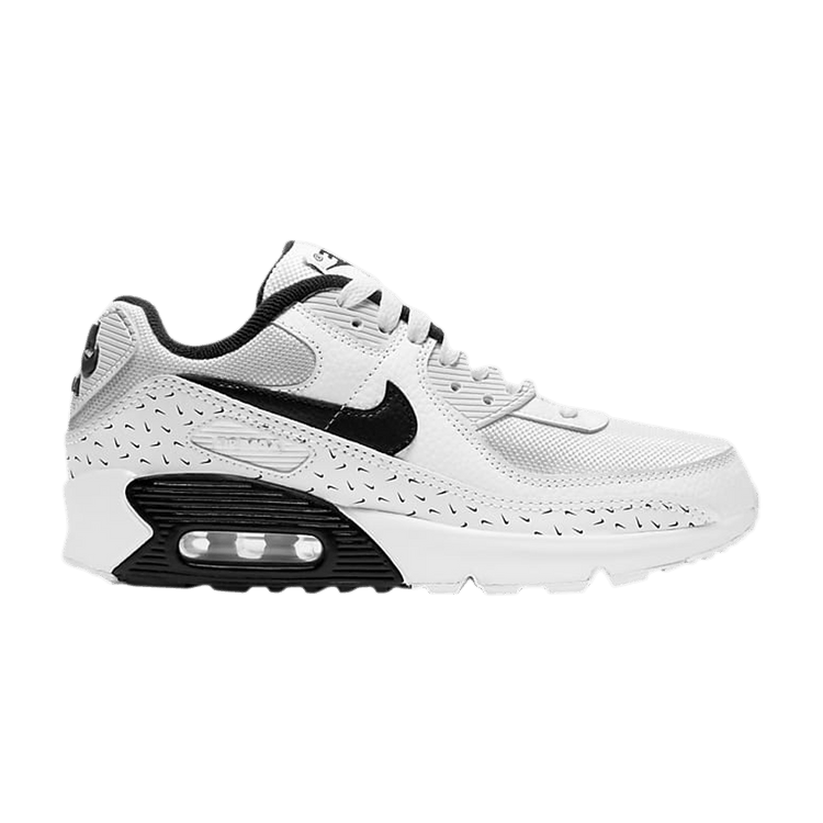 Nike Air Max 90 GS 'Swooshfetti' — White/Black