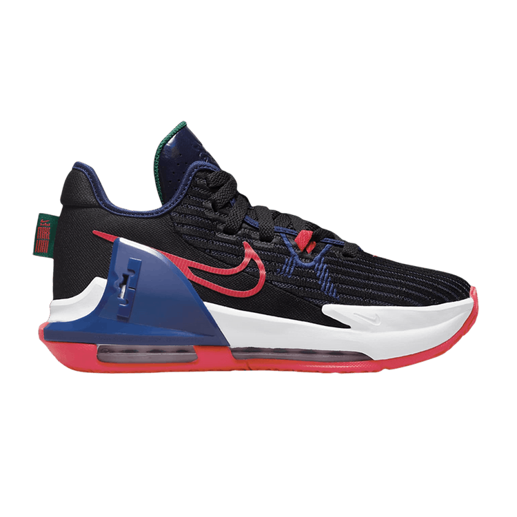 Nike LeBron Witness 6 GS 'Black Royal Siren Red' — Black/Deep Royal Blue/Blackened Blue/Siren Red