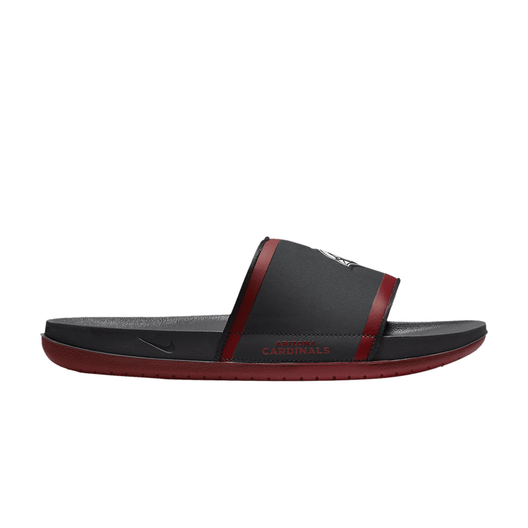 NFL x Nike Offcourt Slide 'Arizona Cardinals' — Anthracite/Tough Red/White