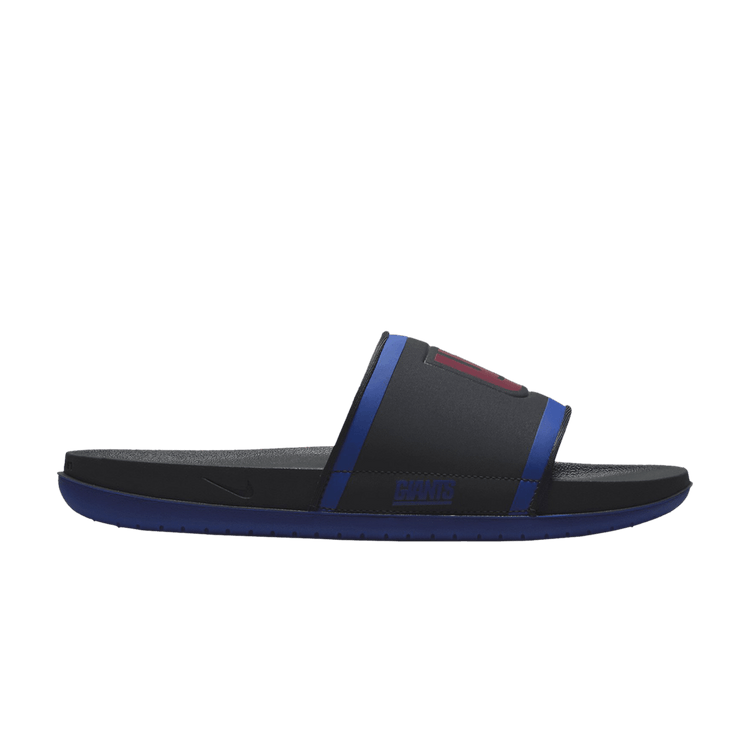NFL x Nike Offcourt Slide 'New York Giants' — Anthracite/Rush Blue/Gym Red