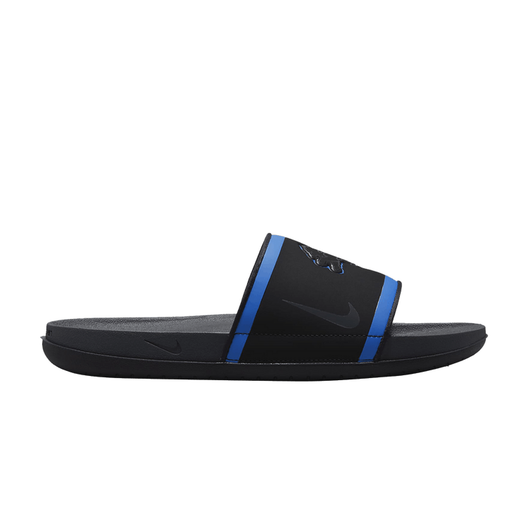 NFL x Nike OffCourt Slide 'Detroit Lions 2022' — Black/Battle Blue/Wolf Grey/Anthracite