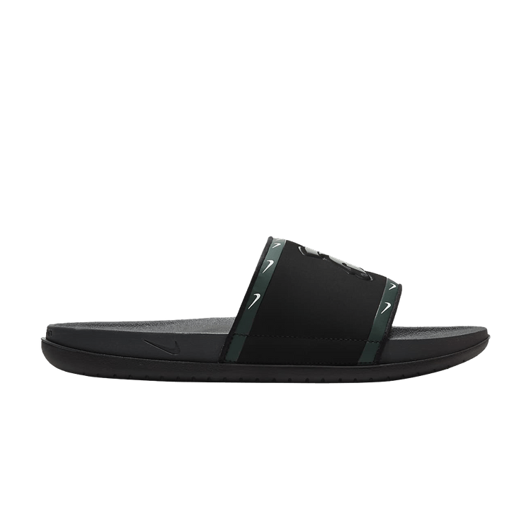 Nike Offcourt Slide 'Michigan State - Black' — Black/Pro Green/White/Anthracite
