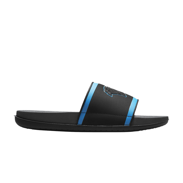 Nike NFL x OffCourt Slide 'Carolina Panthers' 2022 — Black/Tidal Blue/White/Anthracite