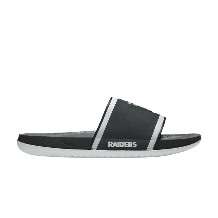 NFL x Nike Offcourt Slide 'Las Vegas Raiders 2023' — Anthracite/Field Silver/White