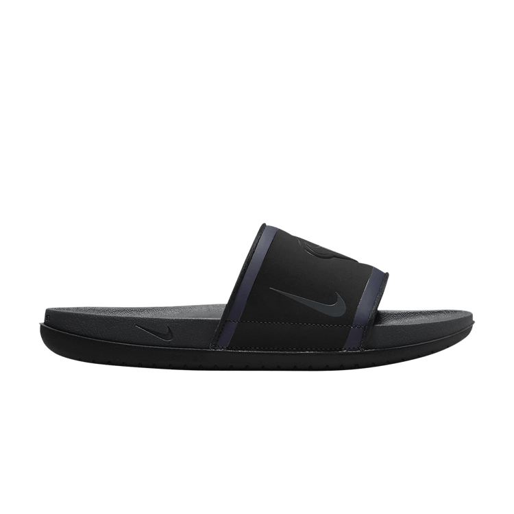 NFL x Nike OffCourt Slide 'Houston Texans' — Black/Gym Red/White/Anthracite