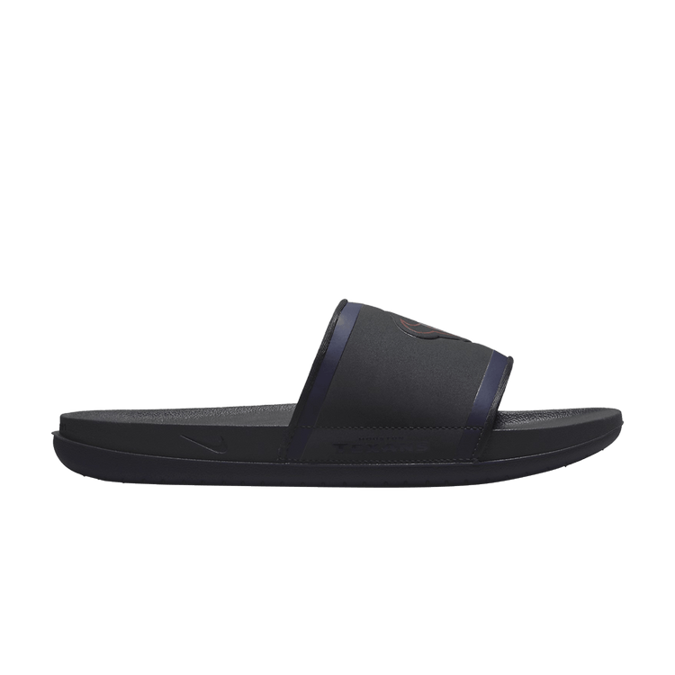 NFL x Nike Offcourt Slide 'Houston Texans' — Anthracite/Marine/Gym Red