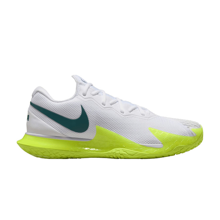 NikeCourt Zoom Vapor Cage 4 Rafa 'White Volt Geode Teal' — White/Volt/Geode Teal