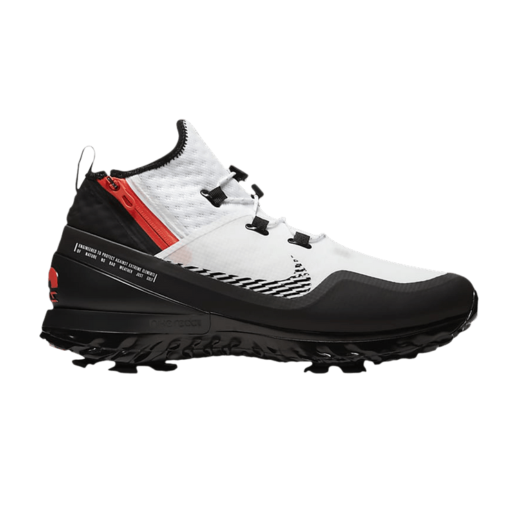 Nike Air Zoom Infinity Tour Shield Golf 'Team Orange Black' — White/Team Orange/Black