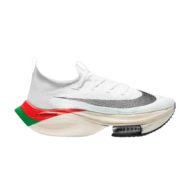 Nike Wmns Air Zoom Alphafly Next% 'Kenya' — White/Lucky Green/Chile Red/Black