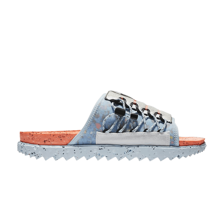 Nike Asuna Slide SE 'Crater - Total Crimson Grey' — Total Crimson/Chambray Blue/Black/Wolf Grey