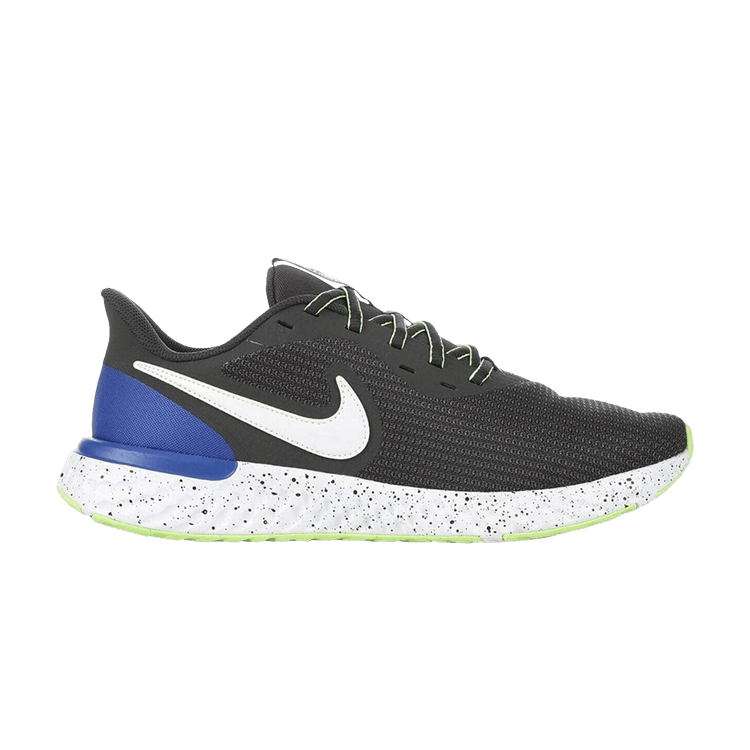 Nike Revolution 5 EXT 'Dark Smoke Grey Game Royal Neon Green' — Dark Smoke Grey/White/Game Royal/Neon Green