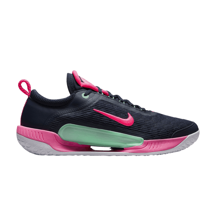 NikeCourt Zoom NXT 'Obsidian Hyper Pink' — Obsidian/Green Glow/White/Hyper Pink