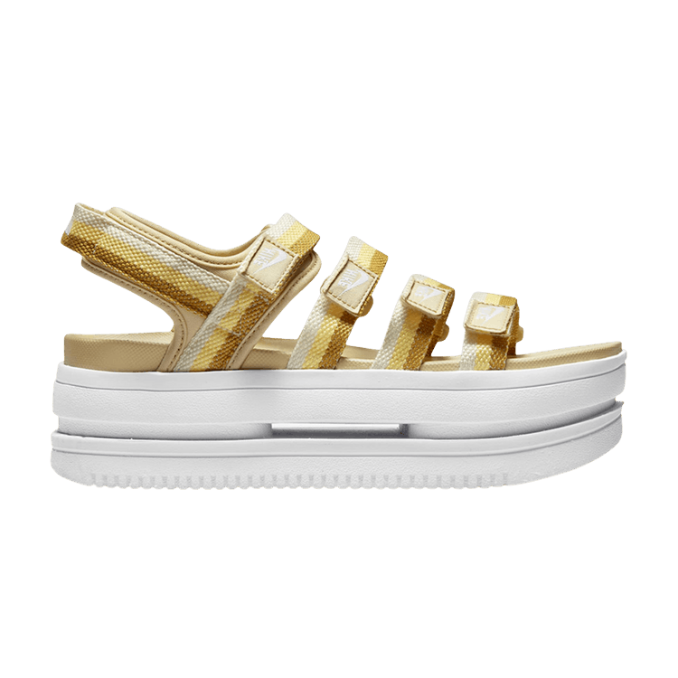 Nike Wmns Icon Classic Sandal 'Sesame' — Sesame/Chutney/Topaz Gold/White