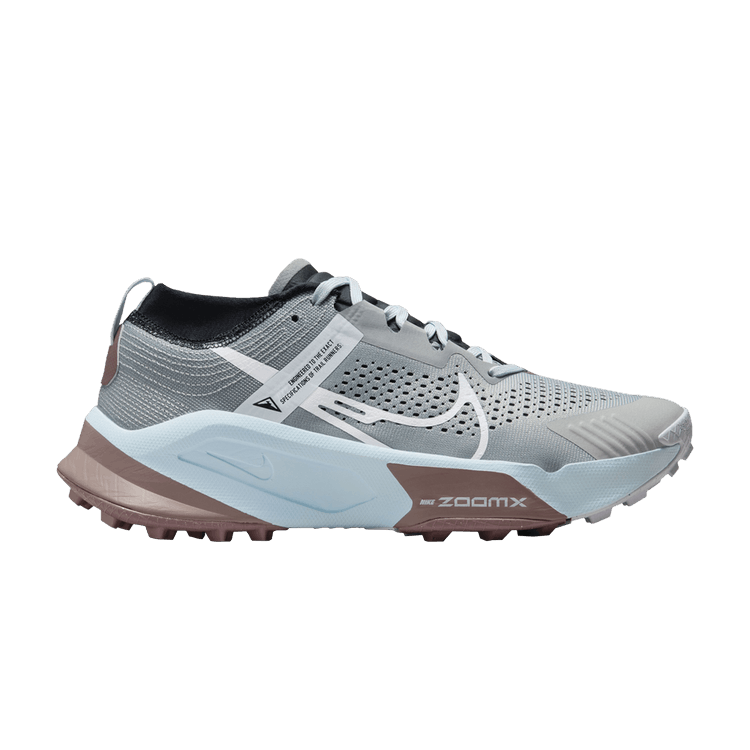 Nike Wmns ZoomX Zegama 'Light Smoke Glacier Blue' — Light Smoke Grey/Black/Glacier Blue/White