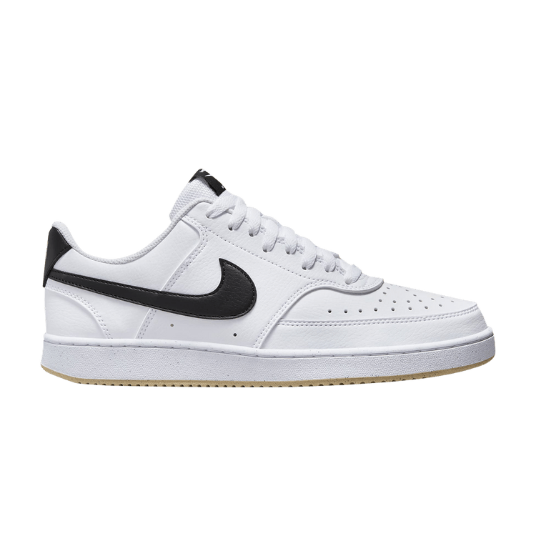 Nike Court Vision Low Next Nature 'White Black' — White/White/Sesame/Black