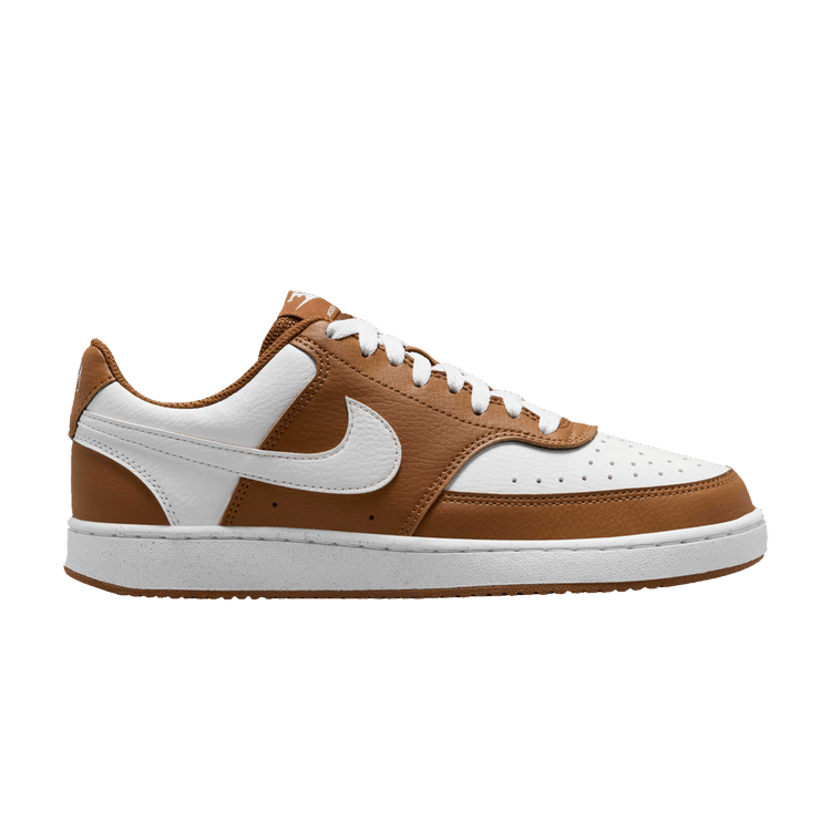 Nike Wmns Court Vision Low Next Nature 'Light British Tan' — Light British Tan/White