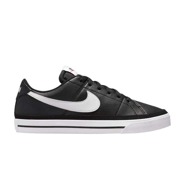 Nike Wmns Court Legacy Next Nature 'Black White' — Black/White/Volt/Team Orange