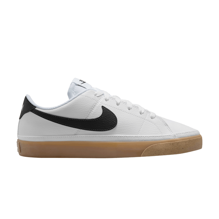 Nike Wmns Court Legacy Next Nature 'White Anthracite Gum' — White/Gum Yellow/Volt/Anthracite