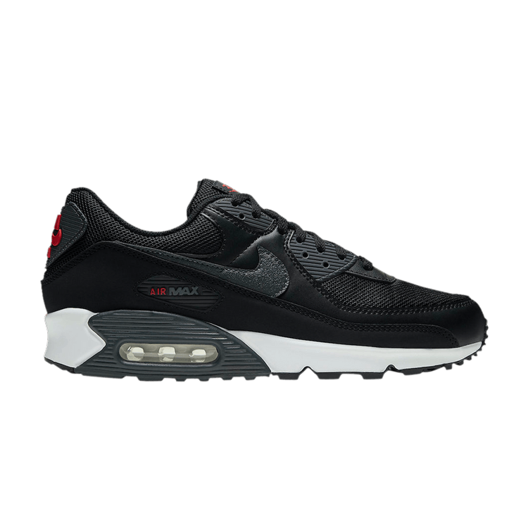 Nike Air Max 90 'Bred' — Black/University Red/White/Dark Smoke Grey