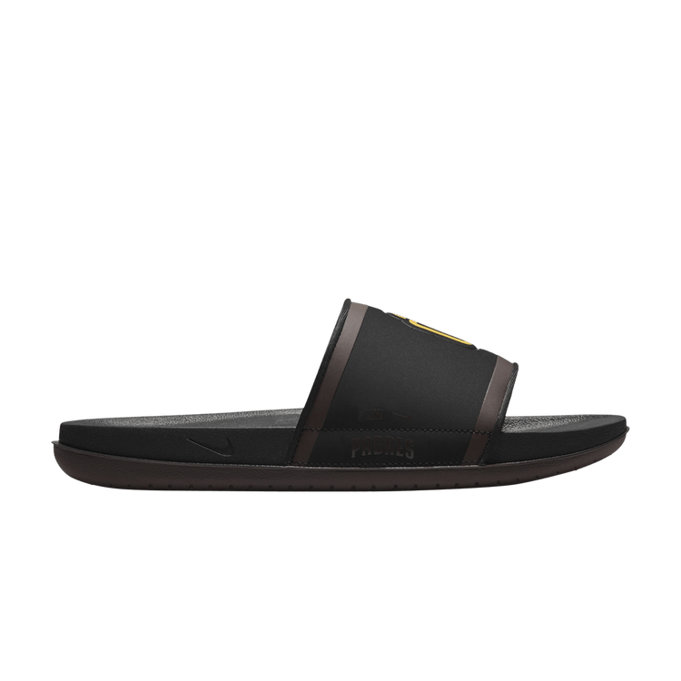 Nike MLB x Offcourt Slide 'San Diego Padres 2024' — Black/Dark Cinder/Amarillo