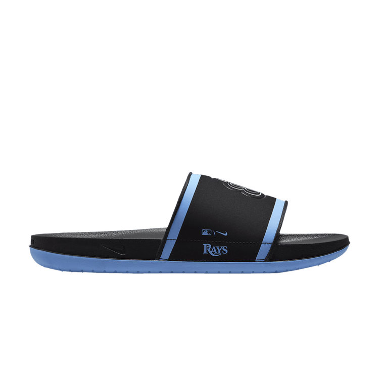 MLB x Nike Offcourt Slide 'Tampa Bay Rays' — Black/Valor Blue/White