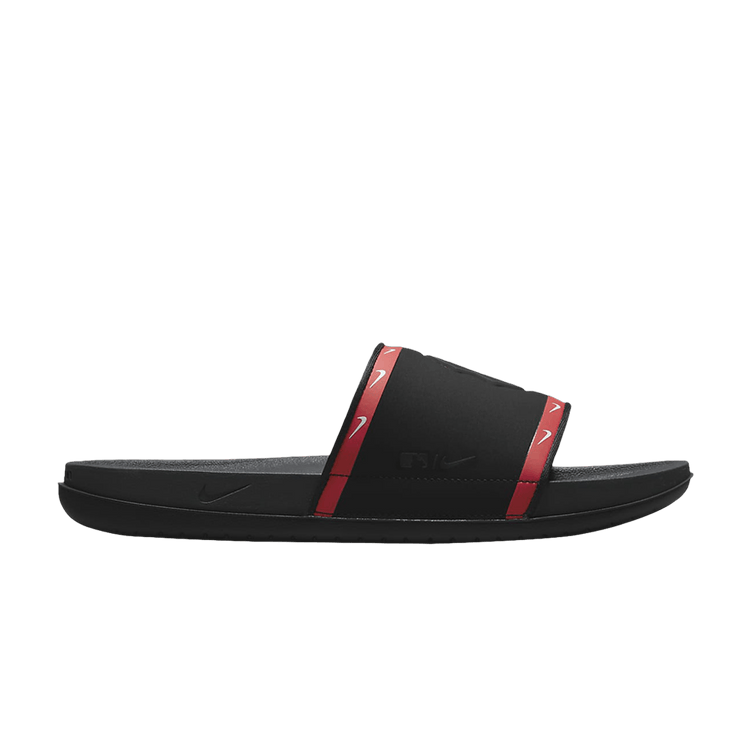Nike MLB x OffCourt Slide 'Boston Red Sox 2022' — Black/Sport Red/White/Anthracite