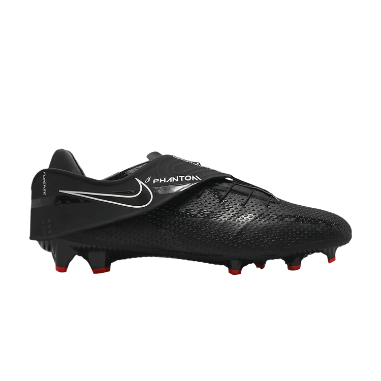 Nike Phantom GT2 Academy FlyEase MG 'Shadow Pack' — Black/Summit White/Bright Crimson/Dark Smoke Grey