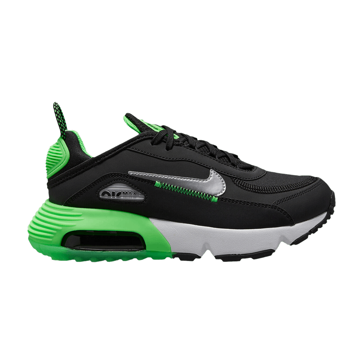 Nike Air Max 2090 C/S GS 'Black Green Strike' — Black/Chrome/Green Strike/White