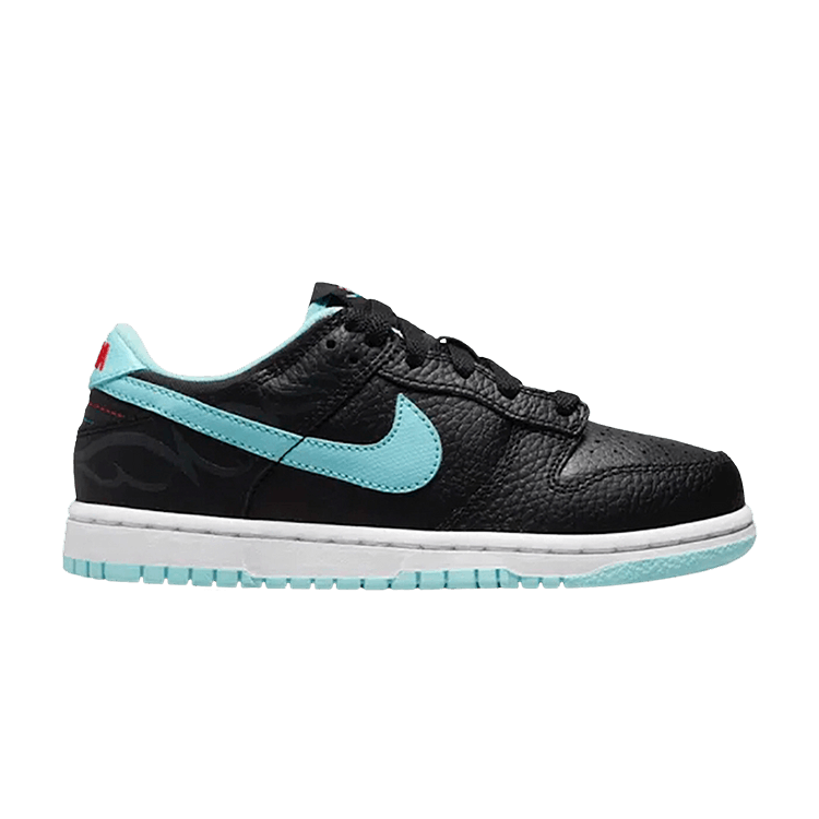 Nike Dunk Low SE PS 'Barber Shop - Black' — Black/Cope/White/Chile Red
