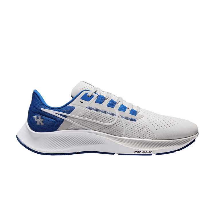Nike Air Zoom Pegasus 38 'Kentucky' — Night Silver/Game Royal/Black/White