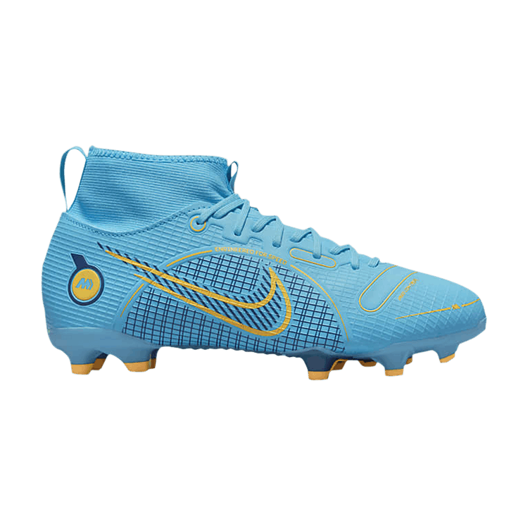 Nike Mercurial Superfly 8 Academy MG GS 'Blueprint Pack' — Chlorine Blue/Marina/Laser Orange