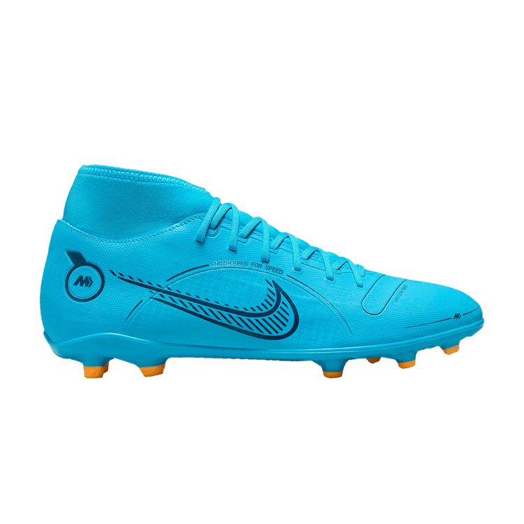 Nike Mercurial Superfly 8 Club MG 'Blueprint Pack' — Chlorine Blue/Laser Orange
