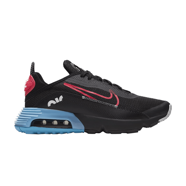 Nike Air Max 2090 GS 'Black Light Blue Fury' — Black/Light Blue Fury/Grey Fog/Fusion Red
