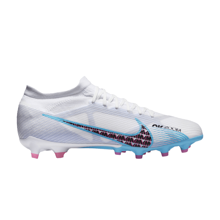 Nike Zoom Mercurial Vapor 15 Pro AG 'Blast Pack' — White/Pink Blast/Indigo Haze/Baltic Blue