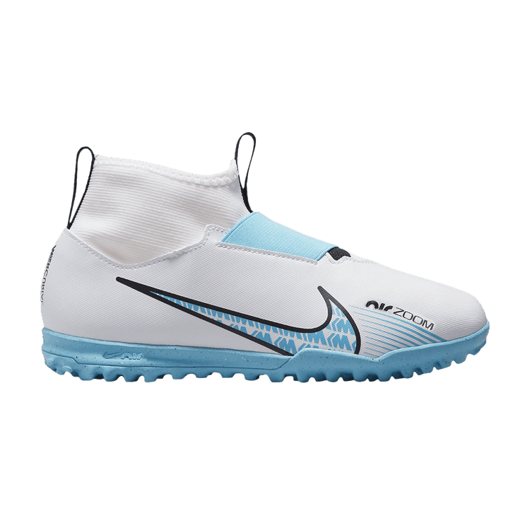 Nike Zoom Mercurial Superfly 9 Academy TF GS 'Blast Pack' — White/Pink Blast/Baltic Blue