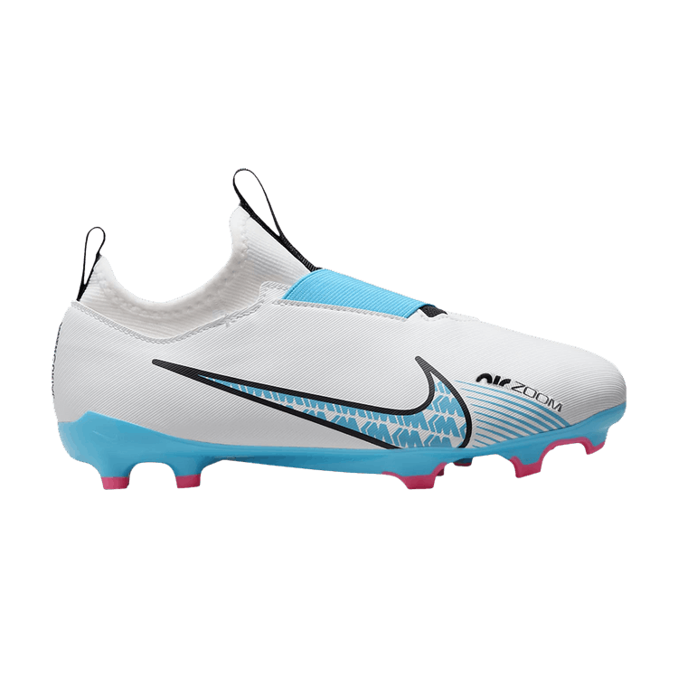 Nike Zoom Mercurial Vapor 15 Academy MG GS 'Blast Pack' — White/Pink Blast/Baltic Blue