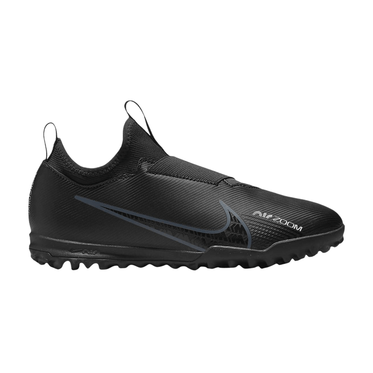 Nike Zoom Mercurial Vapor 15 Academy TF GS 'Black Dark Smoke Grey' — Black/Summit White/Volt/Dark Smoke Grey
