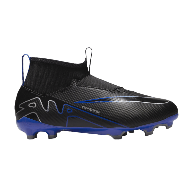 Nike Zoom Mercurial Superfly 9 Academy FG MG GS 'Shadow Pack' — Black/Hyper Royal/Chrome