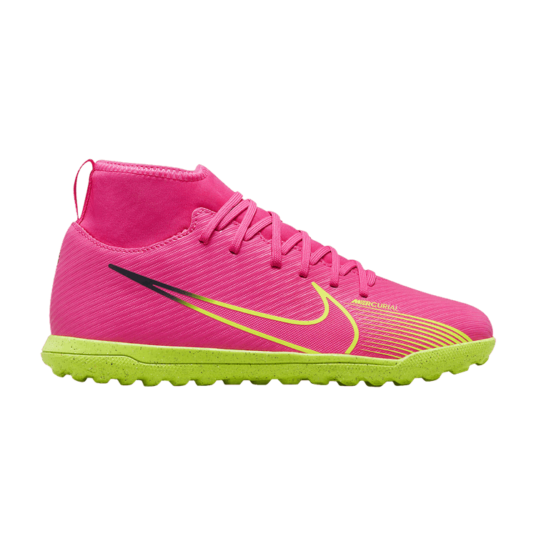 Nike Mercurial Superfly 9 Club TF GS 'Luminous Pack' — Pink Blast/Gridiron/Volt