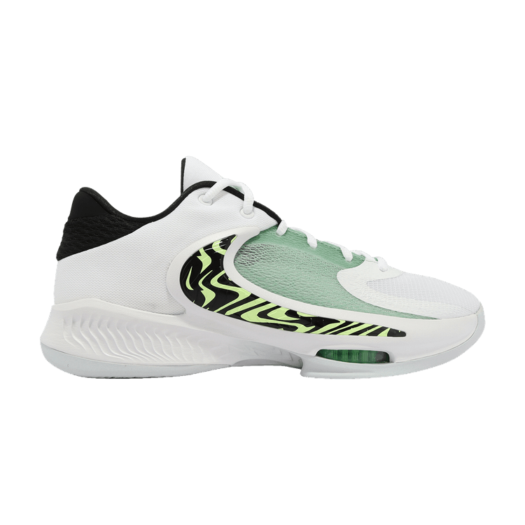 Nike Zoom Freak 4 EP 'Greek Coastline' — White/Black/Barely Volt/White